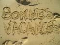 bonnes vacances sable