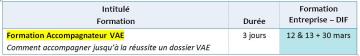 date 2012 Formation Accompagnateur VAE